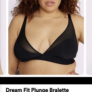 Parade Replay Plunge Bralette w/ Mesh